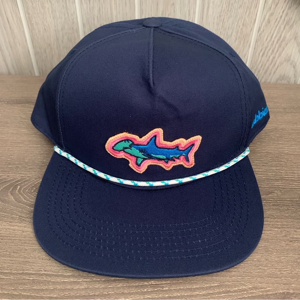 Chubbies Shark Nylon Cord Hat Hammerhead Apex Navy